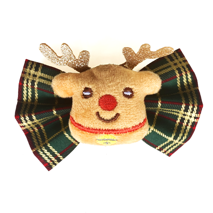 Reindeer teddy bow