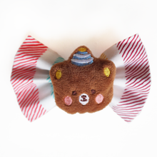 Load image into Gallery viewer, 🐻 Teddy in a hat fancy Teddy Bow