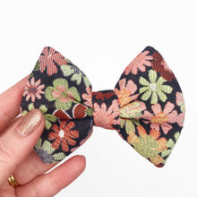 Load image into Gallery viewer, Floral Puffy Bow