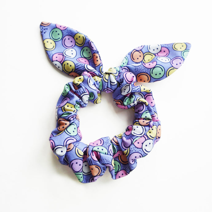 Smiley bunny scrunchie