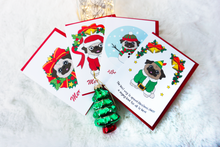 Load image into Gallery viewer, Merry Pugmas card set